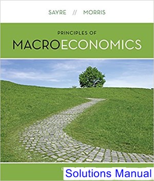 solutions manual for macroeconomics canadian 8th edition by sayre ibsn 1259030695
