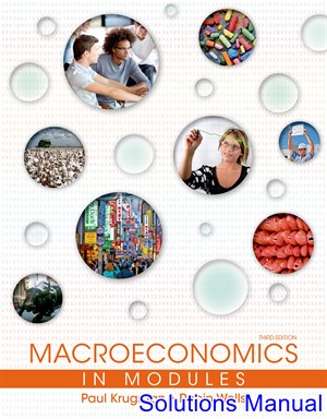 solutions manual for macroeconomics in modules 3rd edition by krugman ibsn 9781464139055