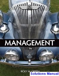 solutions manual for management 11th edition by griffin