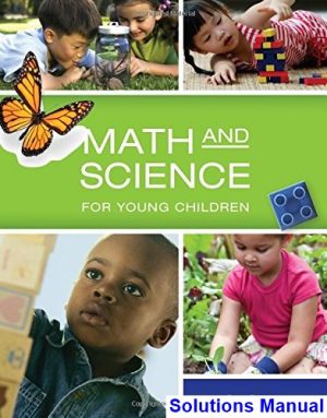 solutions manual for math and science for young children 8th edition by charlesworth