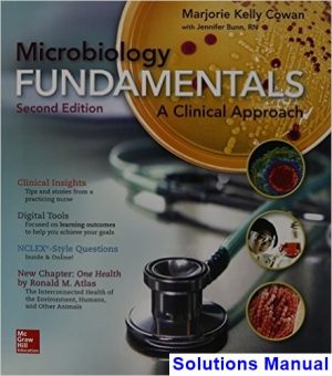 solutions manual for microbiology fundamentals a clinical approach 2nd edition by cowan