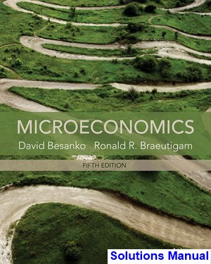 solutions manual for microeconomics 5th edition by besanko