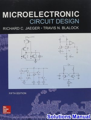 solutions manual for microelectronic circuit design 5th edition by jaeger