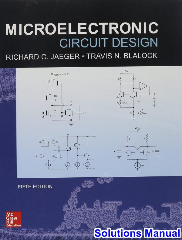 solutions manual for microelectronic circuit design 5th edition by jaeger