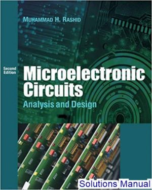solutions manual for microelectronic circuits analysis and design 2nd edition by rashid