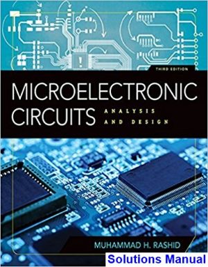 solutions manual for microelectronic circuits analysis and design 3rd edition by rashid ibsn 9781305635166