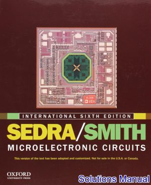 solutions manual for microelectronic circuits international 6th edition by sadra