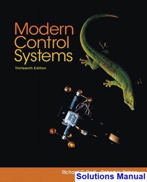 solutions manual for modern control systems 13th edition by dorf ibsn 9780134407623