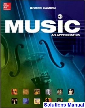 solutions manual for music an appreciation brief 8th edition by roger kamien