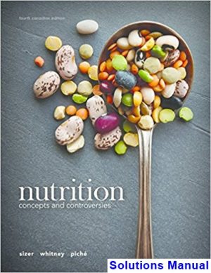 solutions manual for nutrition concepts and controversies canadian 4th edition by sizer ibsn 9780176705480