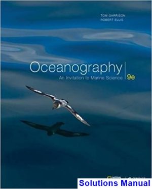 solutions manual for oceanography an invitation to marine science 9th edition by garrison ibsn 9781305105164