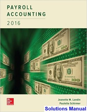 solutions manual for payroll accounting 2016 2nd edition by landin