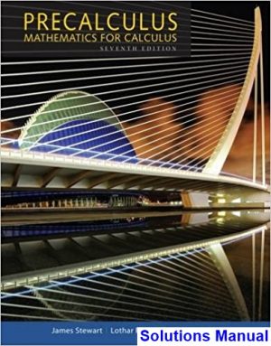 solutions manual for precalculus mathematics for calculus 7th edition by stewart ibsn 9781305071759