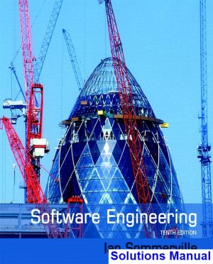 solutions manual for software engineering 10th edition by sommerville ibsn 9780133943030