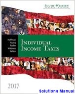 solutions manual for south western federal taxation 2017 individual income taxes 40th edition by hoffman