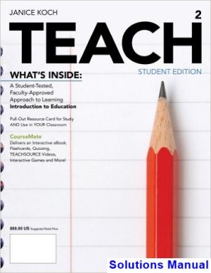 solutions manual for teach 2nd edition by janice koch