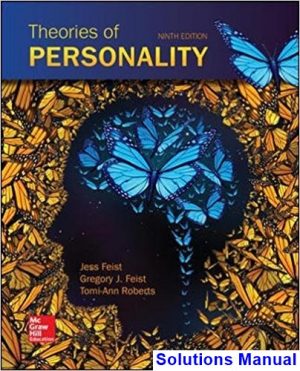 solutions manual for theories of personality 9th edition by feist ibsn 0077861922