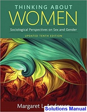 solutions manual for thinking about women 10th edition by andersen ibsn 9780134069715