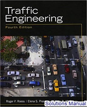 solutions manual for traffic engineering 4th edition by roess