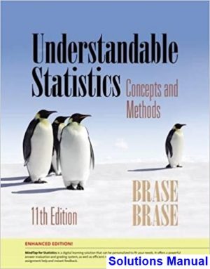 solutions manual for understandable statistics concepts and methods enhanced 11th edition by brase ibsn 9781305873322