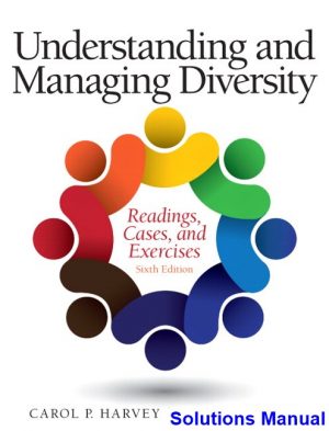 solutions manual for understanding and managing diversity readings cases and exercises 6th edition by harvey