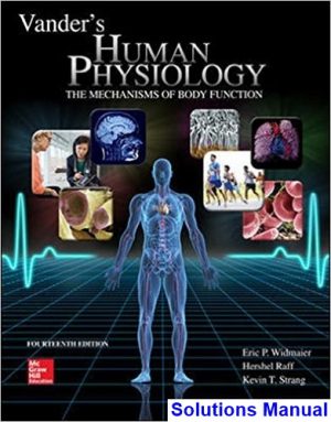 solutions manual for vanders human physiology the mechanisms of body function 14th edition by widmaier