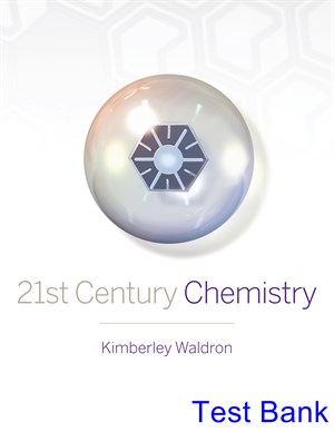 test bank for 21st century chemistry 1st edition by waldron ibsn 9781936221394