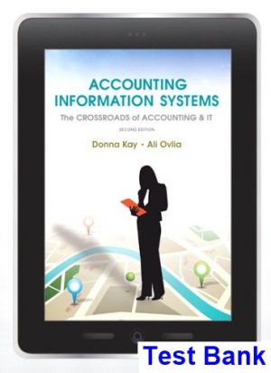 test bank for accounting information systems the crossroads of accounting and it 2nd edition by kay
