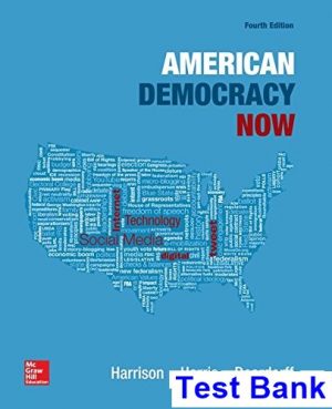 test bank for american democracy now 4th edition by harrison
