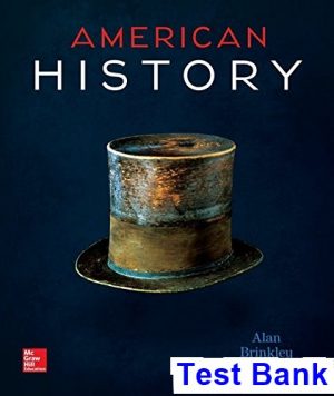 test bank for american history connecting with the past 15th edition by alan brinkley