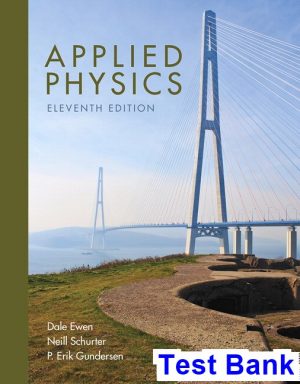 test bank for applied physics 11th edition by ewen ibsn 9780134159386