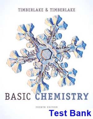 test bank for basic chemistry 4th edition by timberlake