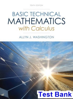 test bank for basic technical mathematics with calculus 10th edition by washington