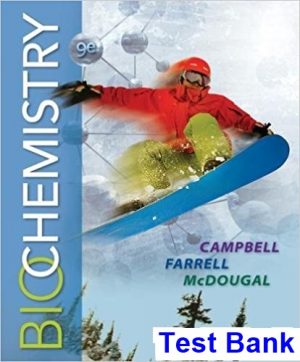 test bank for biochemistry 9th edition by campbell ibsn 9781305961135