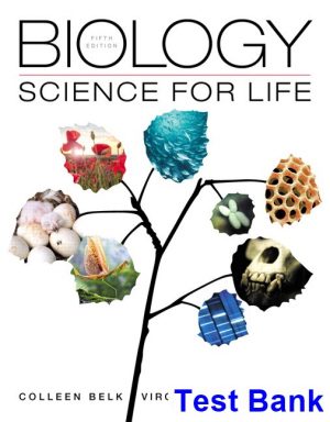 test bank for biology science for life 5th edition by belk