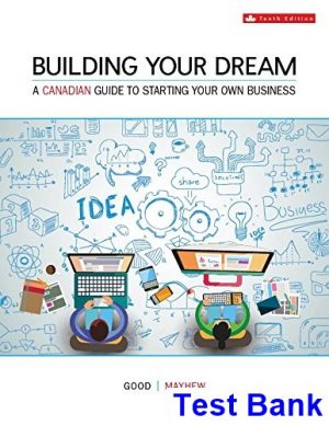test bank for building your dream canadian 10th edition by good ibsn 1259106853