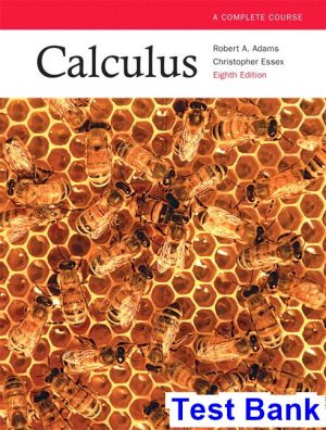 test bank for calculus a complete course canadian 8th edition by adams ibsn 9780321880215