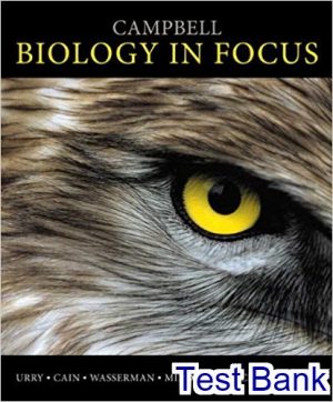 test bank for campbell biology in focus 1st edition by urry