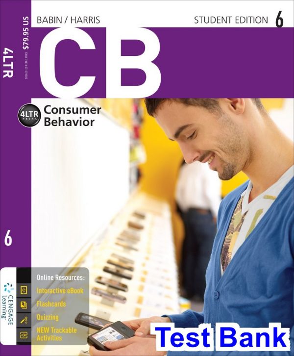 test bank for cb 6 6th edition by babin