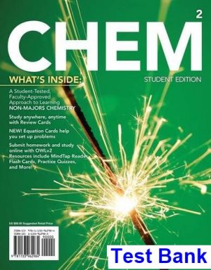 test bank for chem 2 chemistry in your world 2nd edition by hogg