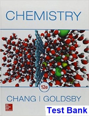test bank for chemistry 12th edition by chang