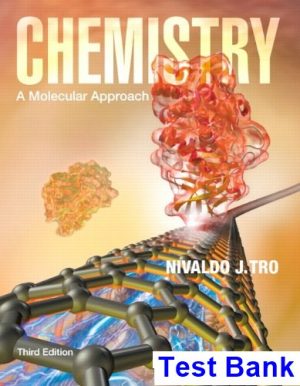 test bank for chemistry a molecular approach 3rd edition by tro