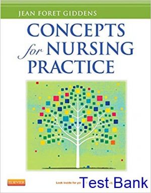 test bank for concepts for nursing practice 1st edition by giddens