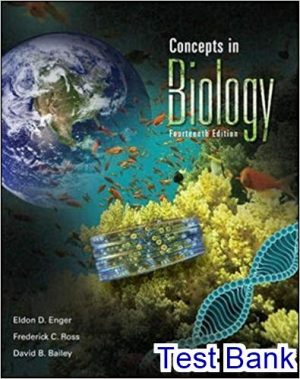 test bank for concepts in biology 14th edition by enger