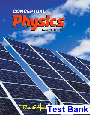 test bank for conceptual physics 12th edition by hewitt