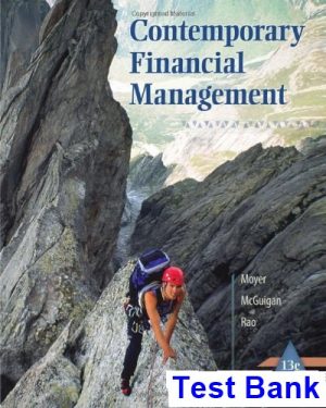 test bank for contemporary financial management 13th edition by moyer