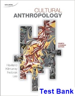 test bank for cultural anthropology canadian canadian 4th edition by haviland