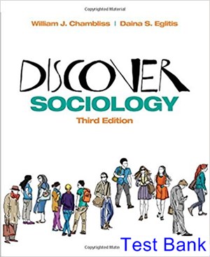 test bank for discover sociology 3rd edition by chambliss ibsn 9781506347387