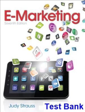 test bank for e marketing 7th edition by strauss