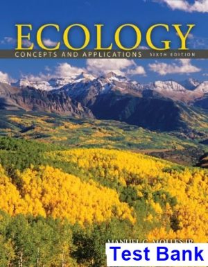 test bank for ecology 6th edition by molles
